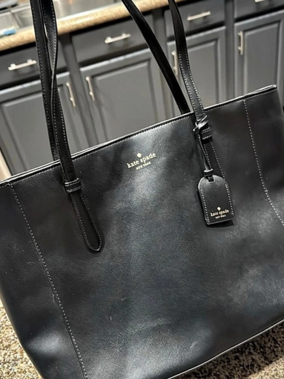 Kate Spade Black Tote Bag